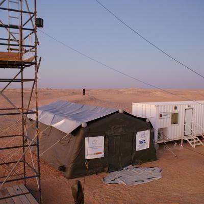 campo base Oman nel deserto del Dohfar